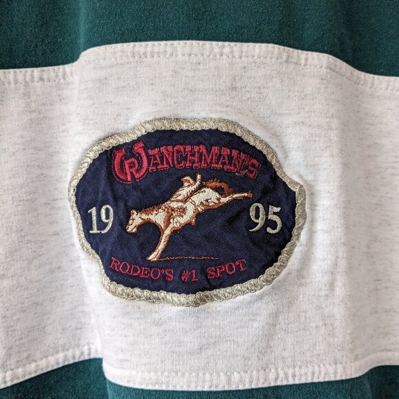 Vintage Ranchman's Crew Neck Pullover sweater - Picture 2 of 2